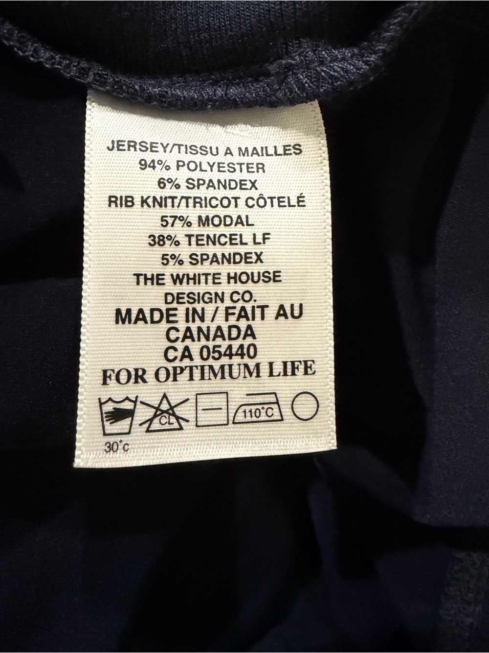 NWT Simpli for Evelyn& Arthur Relaxed Navy Women's Top - Size 8 - Picture 8 of 8